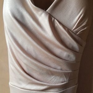 Champagne reception dress